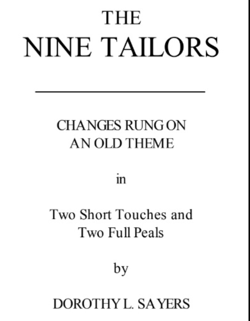 the nine tailors analysis